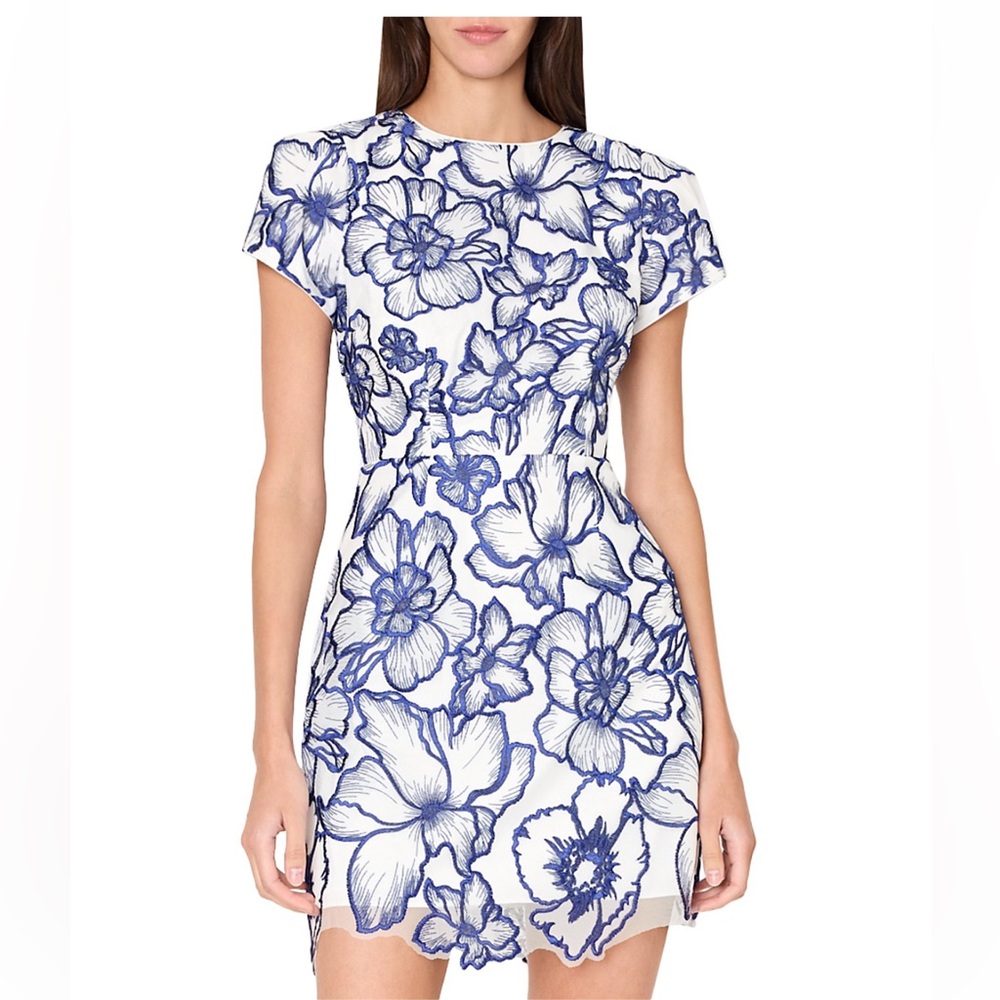 Milly Kyla Floral Garden Embroidered Dress – Size 10 – New With Tags